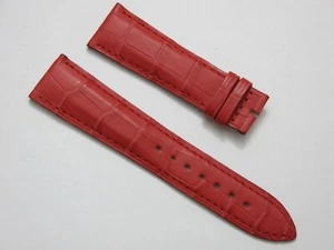 Jaeger-LeCoultre Strap Red Alligator 19mm by 16mm OEM New ! - Picture 1 of 4