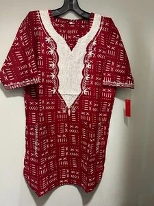 African clothing for men-Dashiki M-5X red - Picture 1 of 1