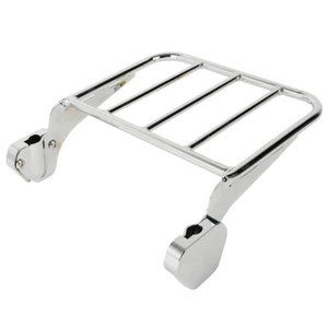 Chrome Luggage Rack Fit For Harley Touring Road King Electra Road Glide 1997-08 - Picture 1 of 7