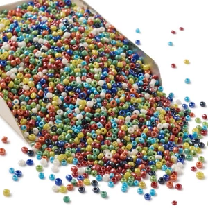 30000 piezas Espaciador suelto redondo redondo brillante vidrio opaco elaboración 2x1 mm - Imagen 1 de 8