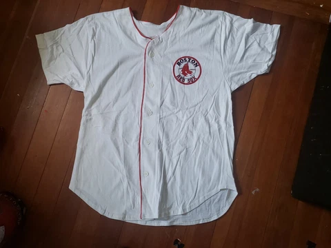 Boston Red Sox 02 Mbna America Jersey sga L/xl screen printing vintage new Cover