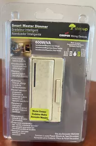 2er Set Cooper Smart Master Dimmer mit Voreinstellung 600W/VA -AIM06-A-K Mandel - Bild 1 von 4