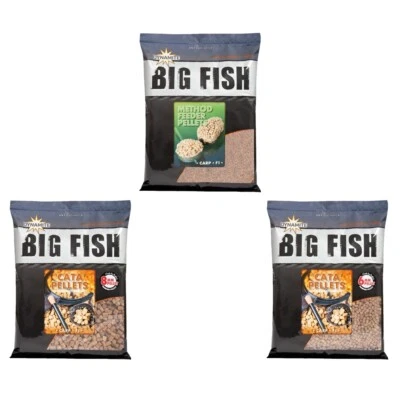 (6EUR/1kg) Angeln Carp Feeder Grundfutter BIG FISH Pellets Dynamite Baits 1,8 kg - Bild 1 von 4