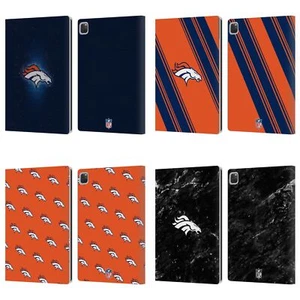 OFFICIAL NFL DENVER BRONCOS ARTWORK LEATHER BOOK WALLET CASE FOR APPLE iPAD - Picture 1 of 10