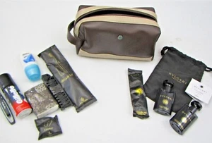 Emirates First Class – Men's Leather Bvlgari Amenity Kit - Picture 1 of 10