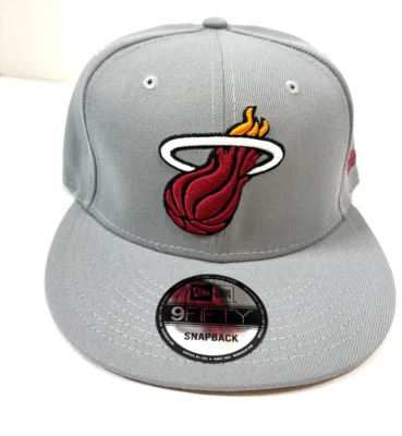Gorra Miami Heat NBA NE Snapback ~ Gris Foto 1 de 4