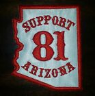 Hells Angels Cave Creek Support 81 AZ STATE SHAPED patch