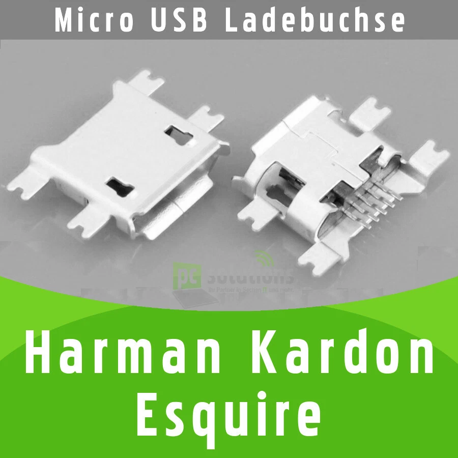 Harman Kardon Esquire Micro USB DC hembra hembra de carga hembra de alimentación socket