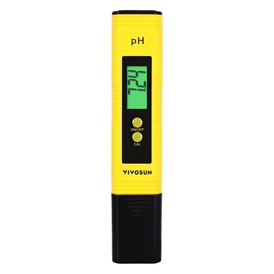 VIVOSUN Digital pH Meter, 0.01pH High Accuracy Pen Type pH Tester for Hydroponic