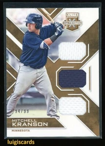2016 Panini Elite Extra Edition Triple Materials /99 Mitchell Kranson #TM-MK - Bild 1 von 2