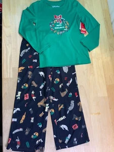 New Girl's Holiday PJ Set says Happy Howlidays with Dogs & Cats-SzXS-6/6X-Cute!* - Picture 1 of 5