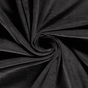 Elástico Bebé Aguja Cuerda 16 Wale Tejido Gris Oscuro - Imagen 1 de 3