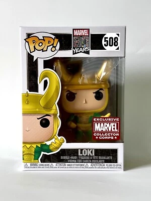 Funko POP! Marvel 80 Años: Loki #508, Exclusivo de Marvel Collector Corps NUEVO Foto 1 de 4