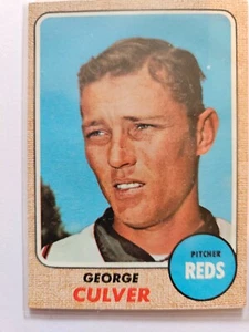 1968 TOPPS GEORGE CULVER #319 NM KOMBINIERTER VERSAND - Bild 1 von 2