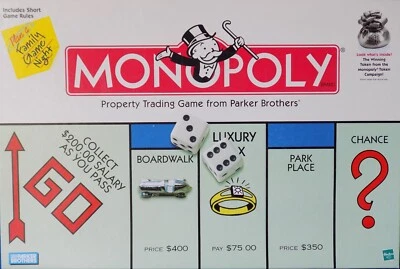 Monopoly Board Game 100% Complete VTG 1999 Parker Bros. w/ Collectible Token - Image 1 of 4