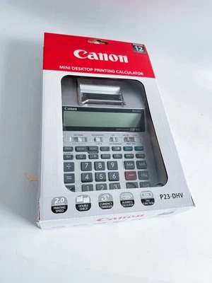 Canon Mini Desktop Printing Calculator • P23-DHV• - Image 1 of 4