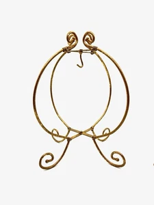 Espositore per decorazioni natalizie vintage Pier 1 pieghevole 9,25" metallo - Foto 1 di 4