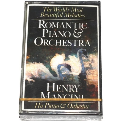 Henry Mancini - Romantic Piano & Orchestra (Cassette Tape 1991) NEW SEALED - Image 1 of 4