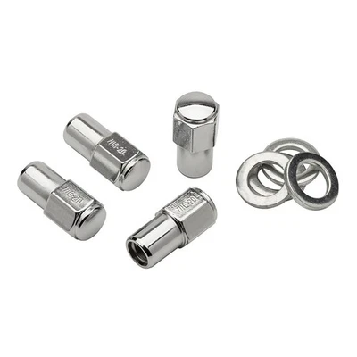 Cragar A-09004-4 Lug Nut, 7/16 LH, Center Hole Washer, 4 Pack - Image 1 of 4