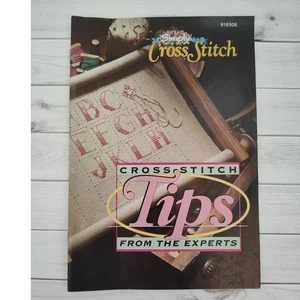 Simply Cross Stitch Tips From The Experts & Alphabet Pattern Booklet - Picture 1 of 3
