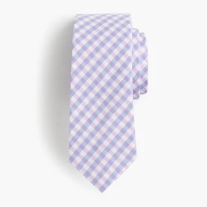 J.Crew Boys' Cotton Tie in Spring Ginghan | 52” - Picture 1 of 1