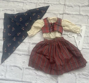 Pleasant Co. American Girl Kirsten Swedish Dirndl & Kerchif Germany Retire - Bild 1 von 6
