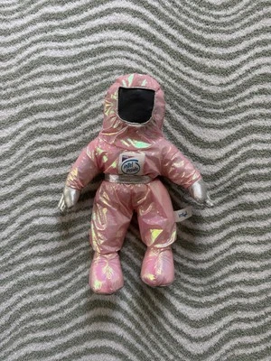 Vtg 1997 Intel Pentium Inside Spaceman Bunny People Pink Astronaut Plush Figure - Image 1 of 4