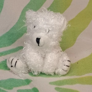 Whimzy Pets Ralop White Polar Bear 3" Mini Plush - Picture 1 of 6