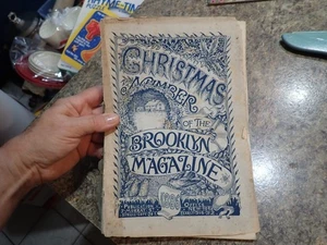 The Brooklyn Magazine 1886 -Volume V - Christmas theme - paperback - Picture 1 of 8