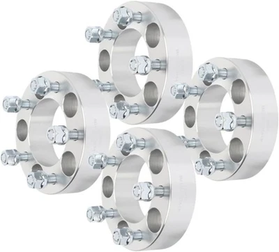 Acura 4 piezas 1.5" 5X4.5 12X1.5 tacos 82.5 buje espaciadores de rueda (plateado)  Foto 1 de 4