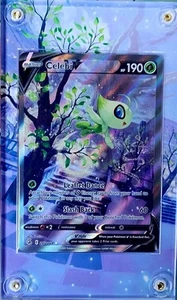 Pokemon Celebi V Alt Art 245/264 SWSH Fusion Strike Custom Display Case - Picture 1 of 1