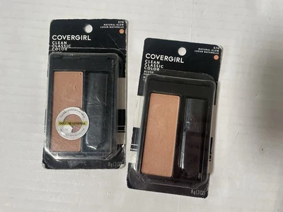 CoverGirl Funda Brillante Natural Niña Limpio Clásico Rubor #570 con Talco Nuevo de Lote Antiguo Foto 1 de 4