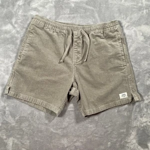 Katin Cord Shorts Large Grid Cord Stretch Gummibund Pull On Strand Retro - Bild 1 von 9