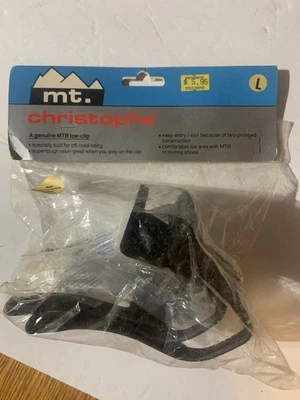 Vintage 1980's MT. CHRISPHOPHE MTB Toe -Clip SEALED - Image 1 of 4