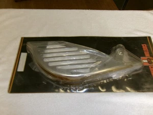 Vintage Custom Chrome CCI Slotted Rear Belt Guard Softail 1986-1992 NIP Hardware - Picture 1 of 7