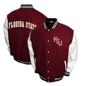 Franchise Club Florida State Seminolen Absolvent Full-Snap Letterman Jacke - Bild 1 von 3