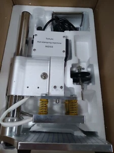 Máquina de estampado de papel de aluminio caliente mejorada 90 DSS marca de presión de bronceado de cuero 110 V - Imagen 1 de 2