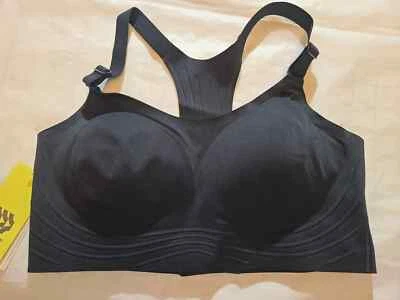 All in Motion Women's High Support Embossed Racerback Run Bra Black Size XS - Image 1 of 4