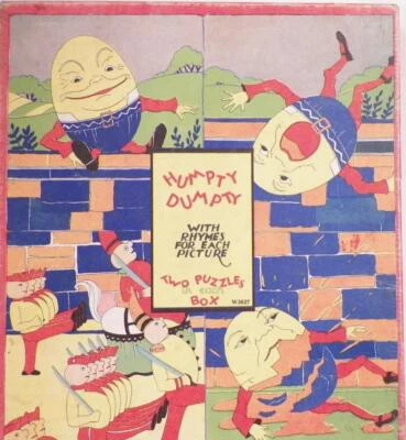 Old King Cole Jig Saw Puzzle in OB Good Vintage & Humpty Dumpty Not Complete - Image 1 of 4