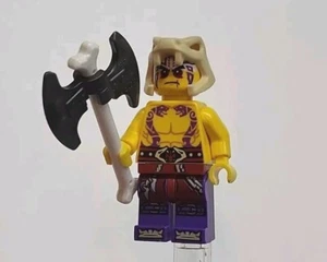 LEGO NINJAGO KRAIT MINIFIGURE njo120 USED FROM 70752 w/BRICK-BUILT AXE - Picture 1 of 3