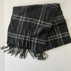Scarf Dockers 100 % Acrylic Made in Italy Gray Men Women's Unisex Super Soft - Picture 1 of 3