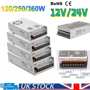 AC 110-220V to DC 12V 20A 250W Voltage Transformer Switch Converter Power Supply - Picture 1 of 43