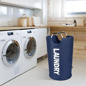 Laundry Basket Waterproof Hamper with Padded Handles Collapsible Easy Storage * - Picture 1 of 16