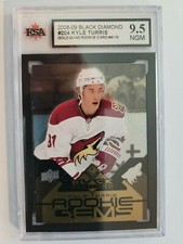 Kyle Turris 2008-09 Black Diamond GOLD Rookie Hockey Card #8/10 KSA Graded 9.5!!