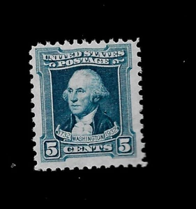 US 1932 Sc# 710 5 c Washington Bicentennial Mint NH - Vivid Color - Centered - Picture 1 of 1