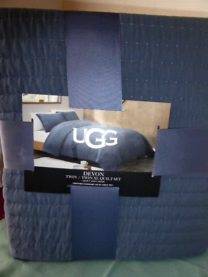 *UGG* TWIN XL SIZE BED QUILT AND PILLOW SHAM - NWT!! - Image 1 of 4