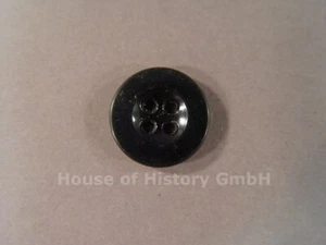 144180: Ein (1) schwarzer Knopf zur Panzerjacke / Panzeruniform - Bild 1 von 3