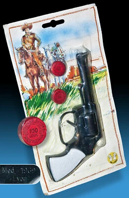 Faj Revolver Modello 1969 Per 100 Colpi Amortizzatori Anni 90 Blister - Immagine 1 di 4