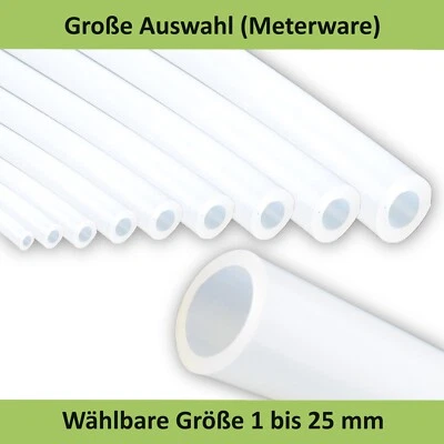 Silikonschlauch transparent lebensmittelecht flexibel hitzebeständig–viele Größe - Bild 1 von 4