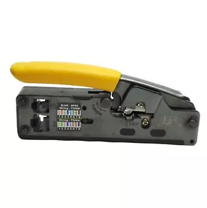 Crimpadora/peladora de cables de datos de trinquete Klein Tools VDV226-107, RJ45 y RJ11/12 - Imagen 1 de 6